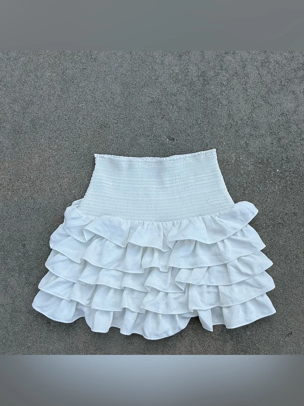 LoveShackFancy white ruffled